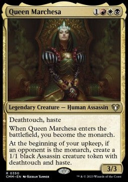 MTG - Commander Masters - 0350 : Queen Marchesa (Non Foil) (8108163956983)
