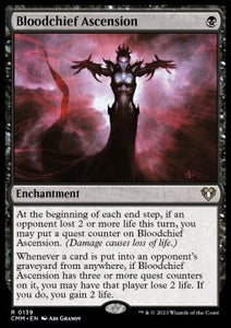 MTG - Commander Masters - 0139 : Bloodchief Ascension (Non Foil) (8108163170551)