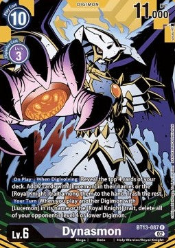 Digimon - Versus Royal Knights - BT13-087 : Dynasmon (Alt Art) (8176740958455)