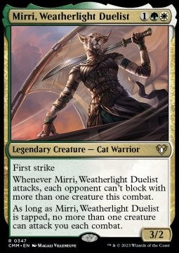 MTG - Commander Masters - 0347 : Mirri, Weatherlight Duelist (Non Foil) (8070632505591)