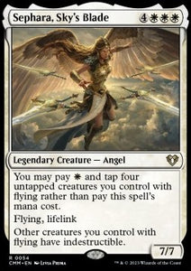 MTG - Commander Masters - 0054 : Sephara, Sky's Blade (Non Foil) (8108157337847)