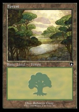 Commander Masters - 450 : Forest (Foil) (8100931141879)