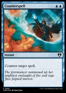 MTG - Commander Masters - 0081 : Counterspell (Foil) (8070639747319)