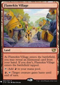 MTG - The List - : 060/337 - Flamekin Village (Non Foil) (8370217451767)