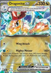 SCARLET AND VIOLET, Obsidian Flames - 159/197 : Dragonite ex (Half Art) (7971740057847)