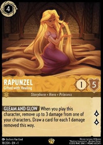 Disney Lorcana - The First Chapter - 018/204 : Rapunzel - Gifted with Healing (Non Holo) (8092144009463)