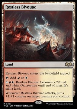 MTG - Wilds of Eldraine - Commander - 257 : Restless Bivouac (Non Foil) (9509514936567)