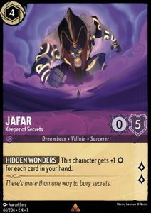 Disney Lorcana - The First Chapter - 044/204 : Jafar - Keeper of Secrets (Holo) (7970257502455)