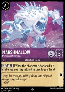 Disney Lorcana - The First Chapter - 050/204 : Marshmallow - Persistent Guardian (Non Holo) (7970253078775)