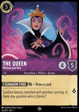 Disney Lorcana - The First Chapter - 056/204 : The Queen - Wicked and Vain (Non Holo) (8092158394615)