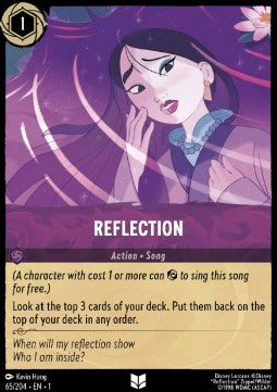 Disney Lorcana - The First Chapter - 065/204 : Reflection (Holo) (7970257961207)