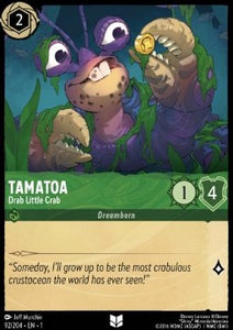 Disney Lorcana - The First Chapter - 092/204 : Tamatoa - Drab Little Crab (Holo) (7970258649335)