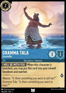 Disney Lorcana - The First Chapter - 146/204 : Gramma Tala - Storyteller (Holo) (7970258845943)