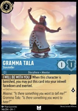 Disney Lorcana - The First Chapter - 146/204 : Gramma Tala - Storyteller (Holo) (7970258845943)