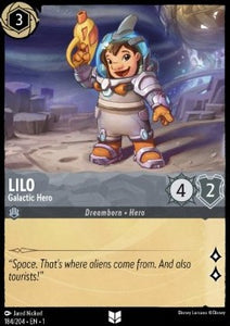 Disney Lorcana - The First Chapter - 184/204 : Lilo - Galactic Hero (Holo) (7970259042551)