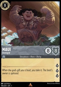 Disney Lorcana - The First Chapter - 185/204 : Maui - Demigod (Non Holo) (7974197952759)