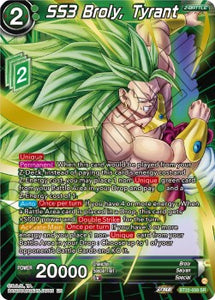 Dragon Ball Super - Critical Blow - BT22-058 :SS3 Broly, Tyrant (Super Rare) (8118970220791)