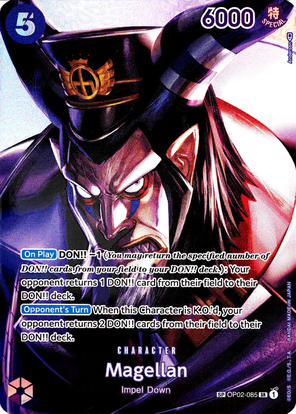 One Piece - Paramount War - OP02-085 : Magellan (Parallel) (7983534768375)
