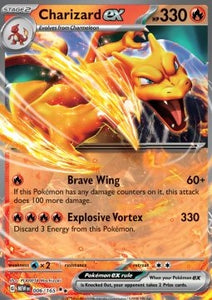 SCARLET AND VIOLET, Pokemon 151 - 006/165 : Charizard ex (Half Art) Cosmic Collectables UK SCARLET AND VIOLET, Pokemon 151 - 006/165 : Charizard ex (Half Art) Cosmic Collectables UK