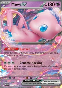 SCARLET AND VIOLET, Pokemon 151 - 151/165 : Mew ex (Half Art) (8017398300919)