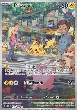 SCARLET AND VIOLET, Pokemon 151 - 173/165 : Pikachu (Illustration Rare) (14840940855677)