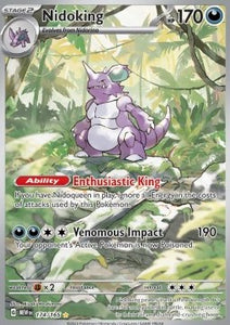 SCARLET AND VIOLET, Pokemon 151 - 174/165 : Nidoking (Illustration Rare) (8068588273911)