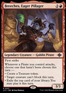 MTG - The Lost Caverns of Ixalan - 137 : Breeches, Eager Pillager (Non Foil) (8407436951799)