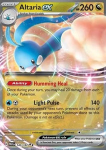 SCARLET AND VIOLET, Paradox Rift - 140/182 : Altaria ex (Half Art) (8070652592375)