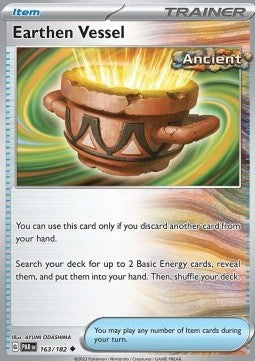 SCARLET AND VIOLET, Paradox Rift - 156/182 : Earthen Vessel (Non Holo) (9542104613111)