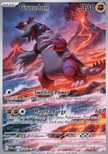 SCARLET AND VIOLET, Paradox Rift - 199/182 : Groudon (Full Art) (8042280780023)