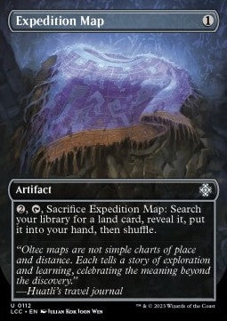 MTG - The Lost Caverns of Ixalan - 0112 : Expedition Map (Borderless) (Non Foil) (8040648147191)