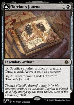 MTG - The Lost Caverns of Ixalan - 126 : Tarrian's Journal // The Tomb of Aclazotz (Non Foil) (14834013405565)