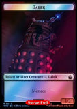 MTG - Universes Beyond: Doctor Who - T44/T63 : Dalek/Treasure (Token) (Surge Foil)