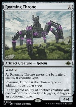MTG - The Lost Caverns of Ixalan - 0258 : Roaming Throne (Non Foil) (8040618557687)