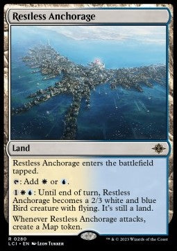 MTG - The Lost Caverns of Ixalan - 0280 : Restless Anchorage (Non Foil) (8102919373047)
