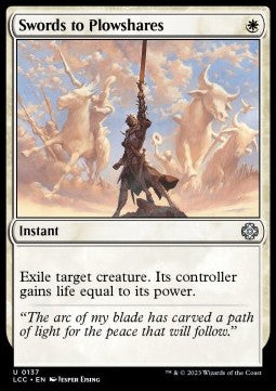 MTG - The Lost Caverns of Ixalan: Commander - 0137 : Swords to Plowshares (Non Foil) (8107976622327)