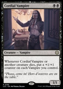 MTG - Outlaws of Thunder Junction - Commander - 189 : Cordial Vampire (Non Foil) (8335485829367)