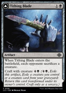 MTG - The Lost Caverns of Ixalan - 128 : Tithing Blade // Consuming Sepulcher (Non Foil) (9504832028919)