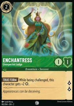 Disney Lorcana - Rise of the Floodborn - 080/204 : Enchantress - Unexpected Judge (Holo) (8038993232119)