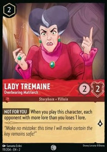 Disney Lorcana - Rise of the Floodborn - 111/204 : Lady Tremaine - Overbearing Matriarch (Holo) (8038995493111)