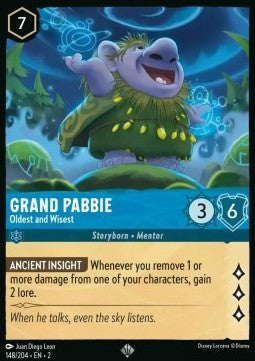 Disney Lorcana - Rise of the Floodborn - 148/204 :  Grand Pabbie - Oldest and Wisest (Non Holo) (8038980583671)