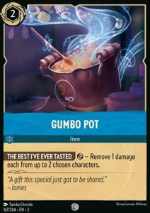 Disney Lorcana - Rise of the Floodborn - 167/204 : Gumbo Pot (Holo) (8038997459191)