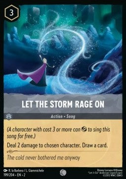 Disney Lorcana - Rise of the Floodborn - 199/204 : Let the Storm Rage On (Holo) (8038998212855)