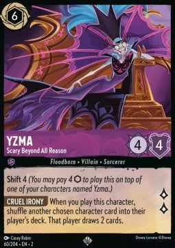 Disney Lorcana - Rise of the Floodborn - 060/204 :  Yzma - Scary Beyond All Reason (Non Holo) (8038979076343)