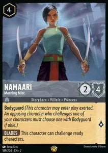 Disney Lorcana - Rise of the Floodborn - 189/204 : Namaari - Morning Mist (Non Holo) (8038985597175)