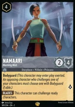 Disney Lorcana - Rise of the Floodborn - 189/204 : Namaari - Morning Mist (Holo) (8039002472695)