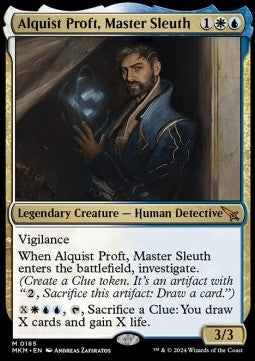 MTG - Murders at Karlov Manor - 0185 : Alquist Proft, Master Sleuth (Non Foil)