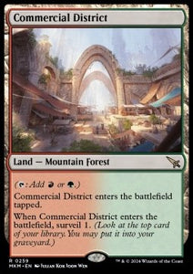 MTG - Murders at Karlov Manor - 259 : Commercial District (Non Foil) (8376910872823)