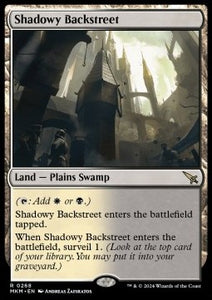 MTG - Murders at Karlov Manor - 0268 : Shadowy Backstreet (Non Foil) (8102964134135)