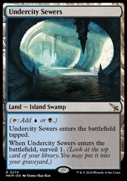 MTG - Murders at Karlov Manor - 0270 : Undercity Sewers (Non Foil) (8105075704055)